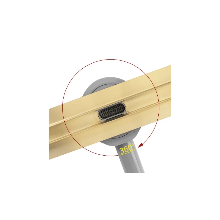 REA-G2714 - Ralo linear NEOX SLIM 70 cm, aço inoxidável / dourado escovado