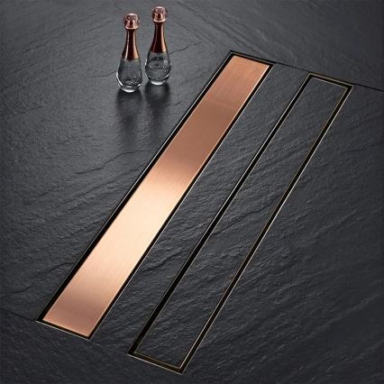 REA-G4800 - Calha de drenagem NEOX PRO 60 cm cobre escovado