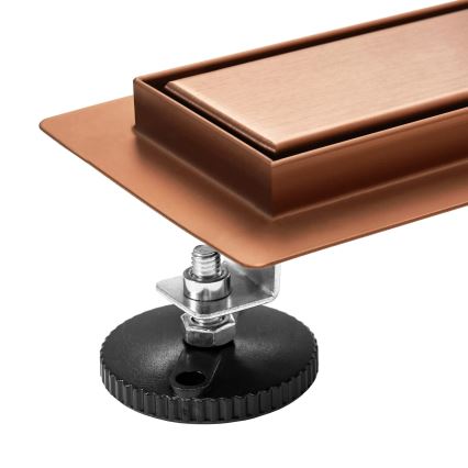 REA-G4801 - Calha de drenagem NEOX PRO 70 cm, cobre escovado
