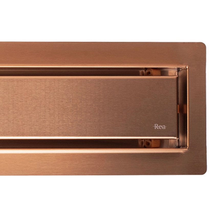 REA-G4801 - Calha de drenagem NEOX PRO 70 cm, cobre escovado