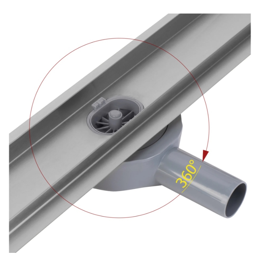 REA-G5807 - Ralo linear NEOX PRO 60 cm em aço inoxidável