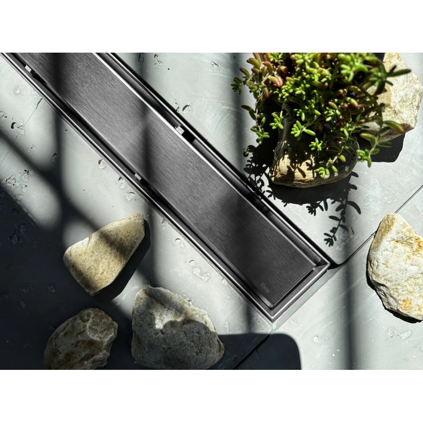 REA-G5810 - Calha de drenagem NEOX PRO 90 cm níquel