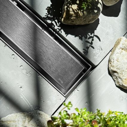 REA-G5810 - Calha de drenagem NEOX PRO 90 cm níquel