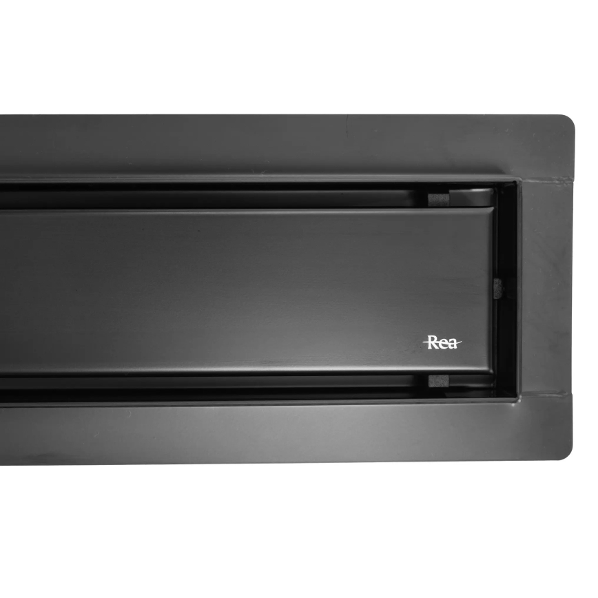 REA-G6600 - Ralo linear PURE NEOX 50 cm preto fosco