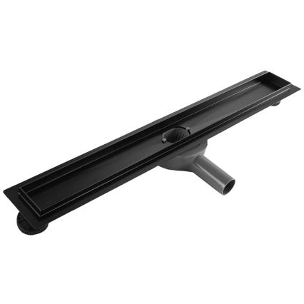 REA-G7802 - Canaleta de drenagem NEOX PRO 70 cm aço inoxidável/preto