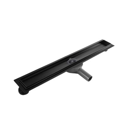 REA-G7802 - Canaleta de drenagem NEOX PRO 70 cm aço inoxidável/preto