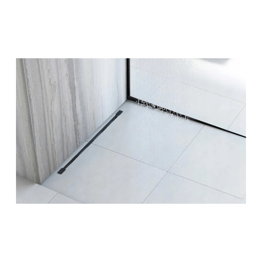 REA-K3218 - Perfil de inclinação 140 cm, preto