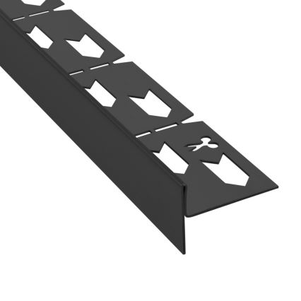 REA-K3218 - Perfil de inclinação 140 cm, preto