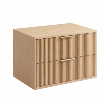 REA-M0408 - Armário suspenso de casa de banho para lavatório MONO 60x47 cm bege