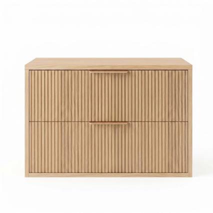 REA-M0408 - Armário suspenso de casa de banho para lavatório MONO 60x47 cm bege