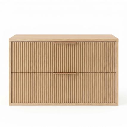 REA-M0409 - Armário suspenso para lavatório MONO 80x48,5 cm bege