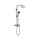 REA-P4113 - Conjunto de duche com misturador termostático LUNGO preto mate