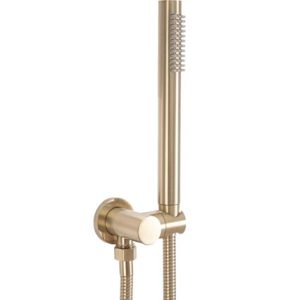 REA-P4160 - Conjunto de duche com misturador encastrado LUNGO, dourado escovado
