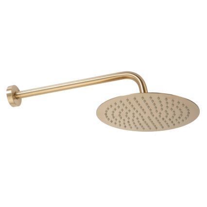 REA-P4160 - Conjunto de duche com misturador encastrado LUNGO, dourado escovado