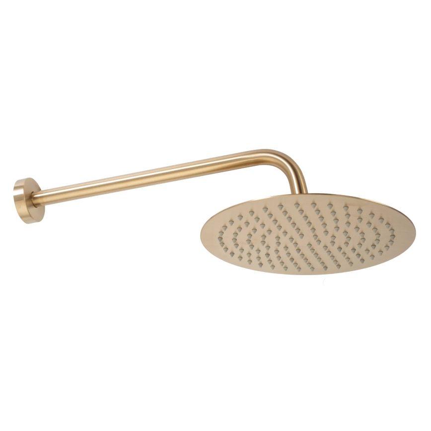 REA-P4160 - Conjunto de duche com misturador encastrado LUNGO, dourado escovado