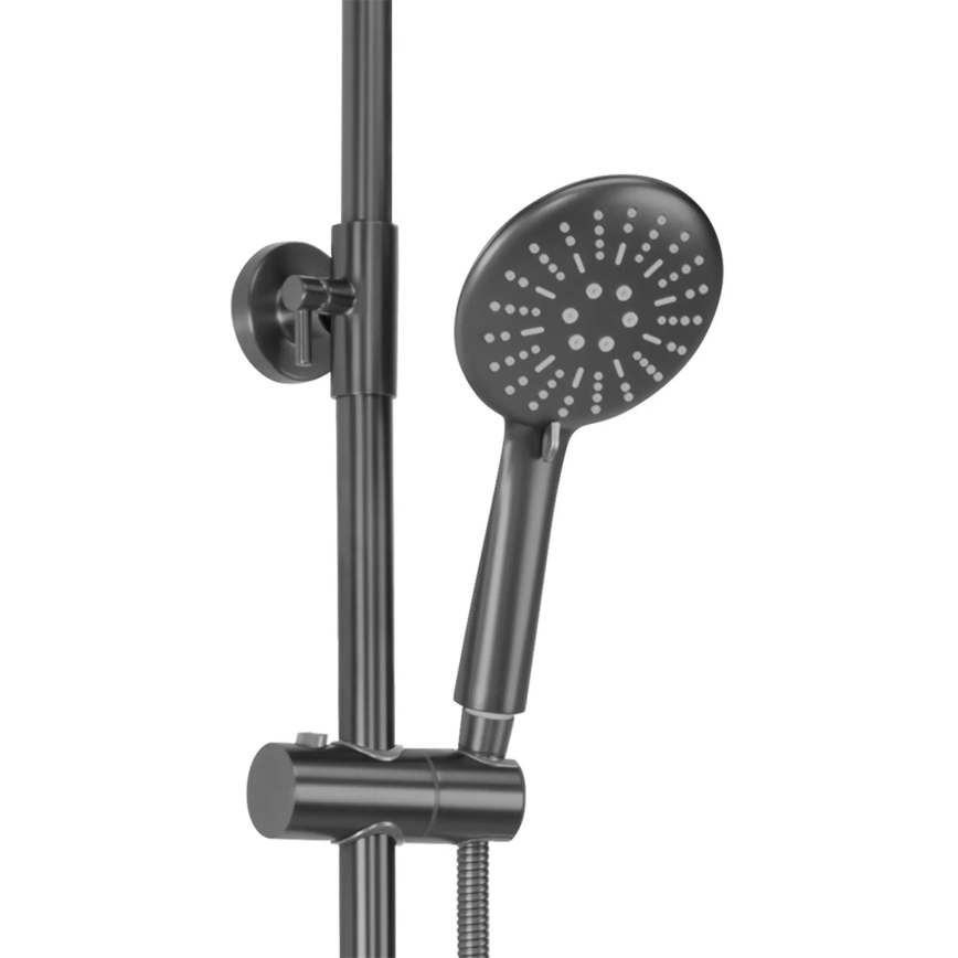 REA-P6386 - Conjunto de duche com misturador termostático LUNGO titânio