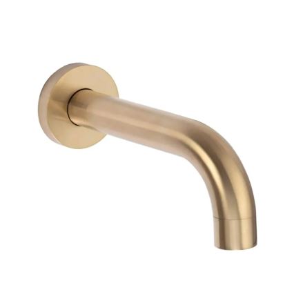 REA-P6609 - Conjunto de duche com misturador termostático encastrado LUNGO, acabamento dourado escovado