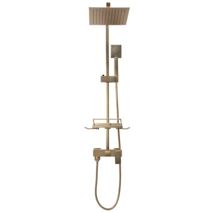 REA-P7050 - Conjunto de duche com misturador JACK dourado escovado