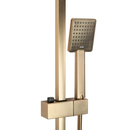 REA-P7050 - Conjunto de duche com misturador JACK dourado escovado