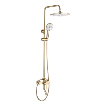 REA-P7841 - Conjunto de duche com torneira ARGUS dourado escovado