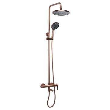 REA-P8715 - Conjunto de duche com misturador ARCOS em cobre escovado