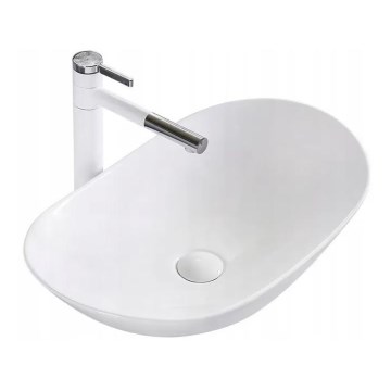 REA-U0441 - Lavatório de bancada ROYAL 35,5x61,5 cm cerâmica/branco brilhante