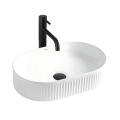 REA-U0603 - Lavatório de bancada VANDA 31x49 cm cerâmica/branco brilhante