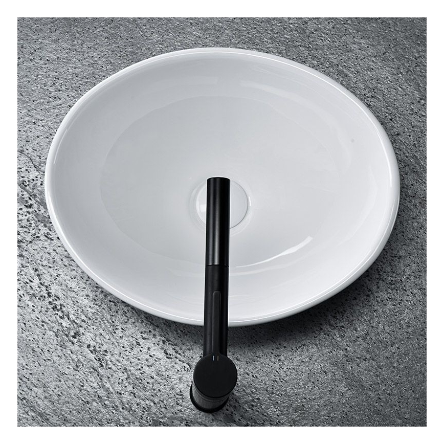 REA-U0623 - Lavatório de bancada SOFIA MINI 27x34 cm cerâmica/branco brilhante