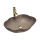 REA-U0629 - Lavatório de bancada PEARL 38x50,5 cm cerâmica/castanho