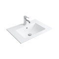 REA-U0786 - Lavatório embutido DAFNE 47x62 cm cerâmica/branco brilhante