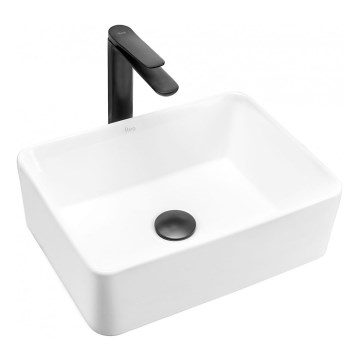 REA-U0952 - Lavatório de bancada ANITA MINI 31x41 cm cerâmica/branco brilhante