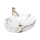 REA-U1232 - Lavatório de bancada QUEEN 41,5x55 cm cerâmica/imitação de pedra