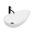 REA-U1500 - Lavatório de bancada GRETA 42,5x77 cm cerâmica/branco brilhante