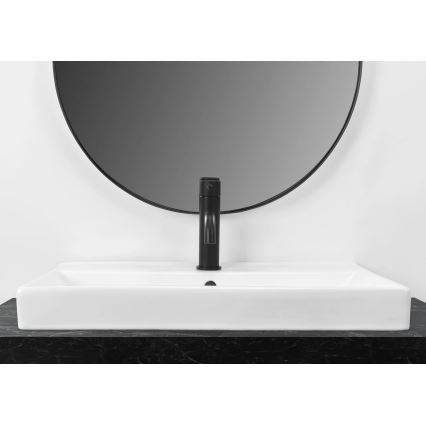 REA-U3326 - Lavatório encastrado MANDY 46x60 cm cerâmica/branco brilhante