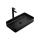 REA-U3690 - Lavatório de bancada DENIS 35x61 cm cerâmica/preto fosco