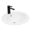 REA-U4122 - Lavatório embutido DALIA 46x51,5 cm cerâmica/branco brilhante