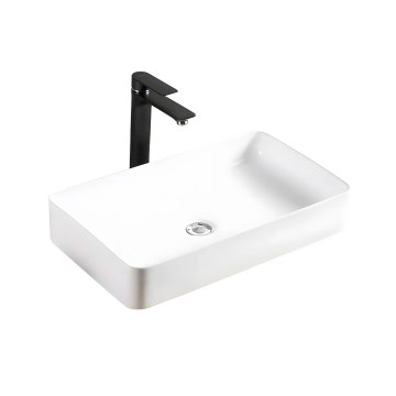 REA-U4800 - Lavatório de bancada DENIS 35x61,5 cm cerâmica/branco brilhante