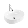 REA-U6366 - Lavatório de sobrepor OKTAWIA 35,5x50 cm cerâmica/branco