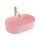 REA-U6376 - Lavatório de bancada VANDA 31x49 cm cerâmica/rosa fosco
