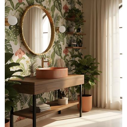 REA-U6377 - Lavatório de bancada VANDA 31x49 cm cerâmica/laranja