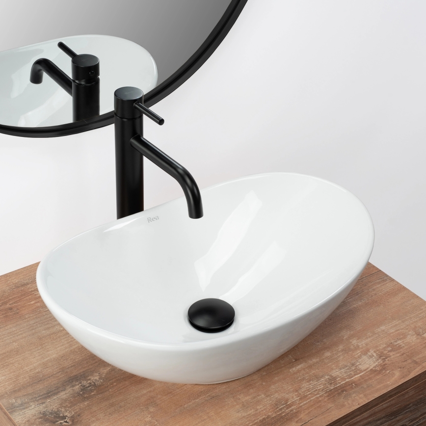 REA-U6507 - Lavatório de bancada ROYAL MINI 30x47 cm cerâmica/branco