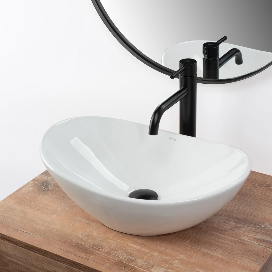 REA-U6507 - Lavatório de bancada ROYAL MINI 30x47 cm cerâmica/branco