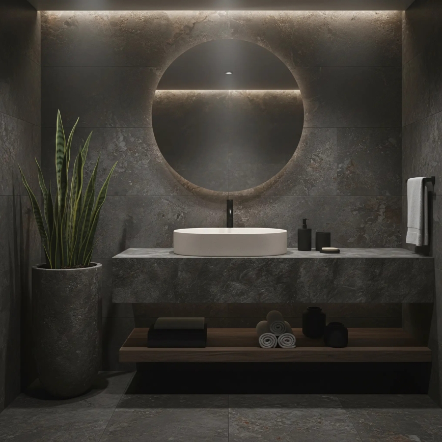REA-U7341 - Lavatório de bancada NADIA 38,5x61 cm cerâmica/creme