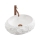 REA-U7350 - Lavatório de bancada MIKA 38x50 cm branco/imitação de pedra