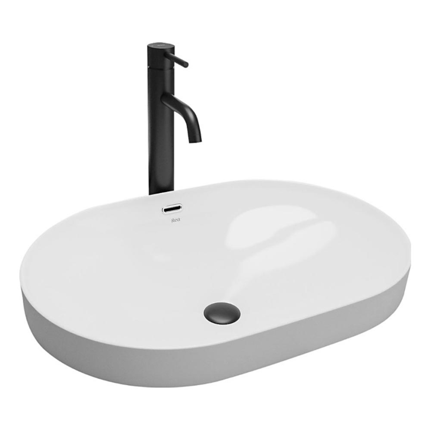 REA-U8700 - Lavatório de bancada ARLETA 42x61,5 cm cerâmica/branco brilhante