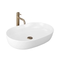 REA-U9653 - Lavatório para bancada CLEO 41x60,5 cm cerâmica/branco mate