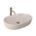REA-U9655 - Lavatório para bancada CLEO 41x60,5 cm cerâmica/bege