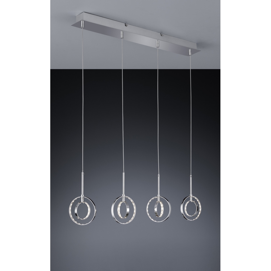 Reality - Candelabro num fio LED PRATER 4xLED/4W/230V