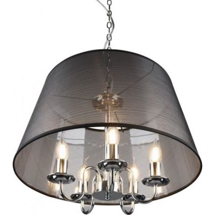 Reality - Lustre LED com corrente CIMA 5xE14/40W/230V preto