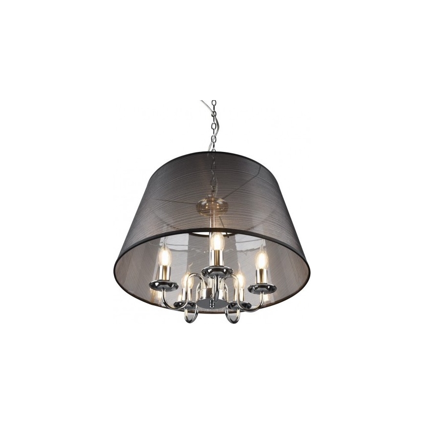 Reality - Lustre LED com corrente CIMA 5xE14/40W/230V preto